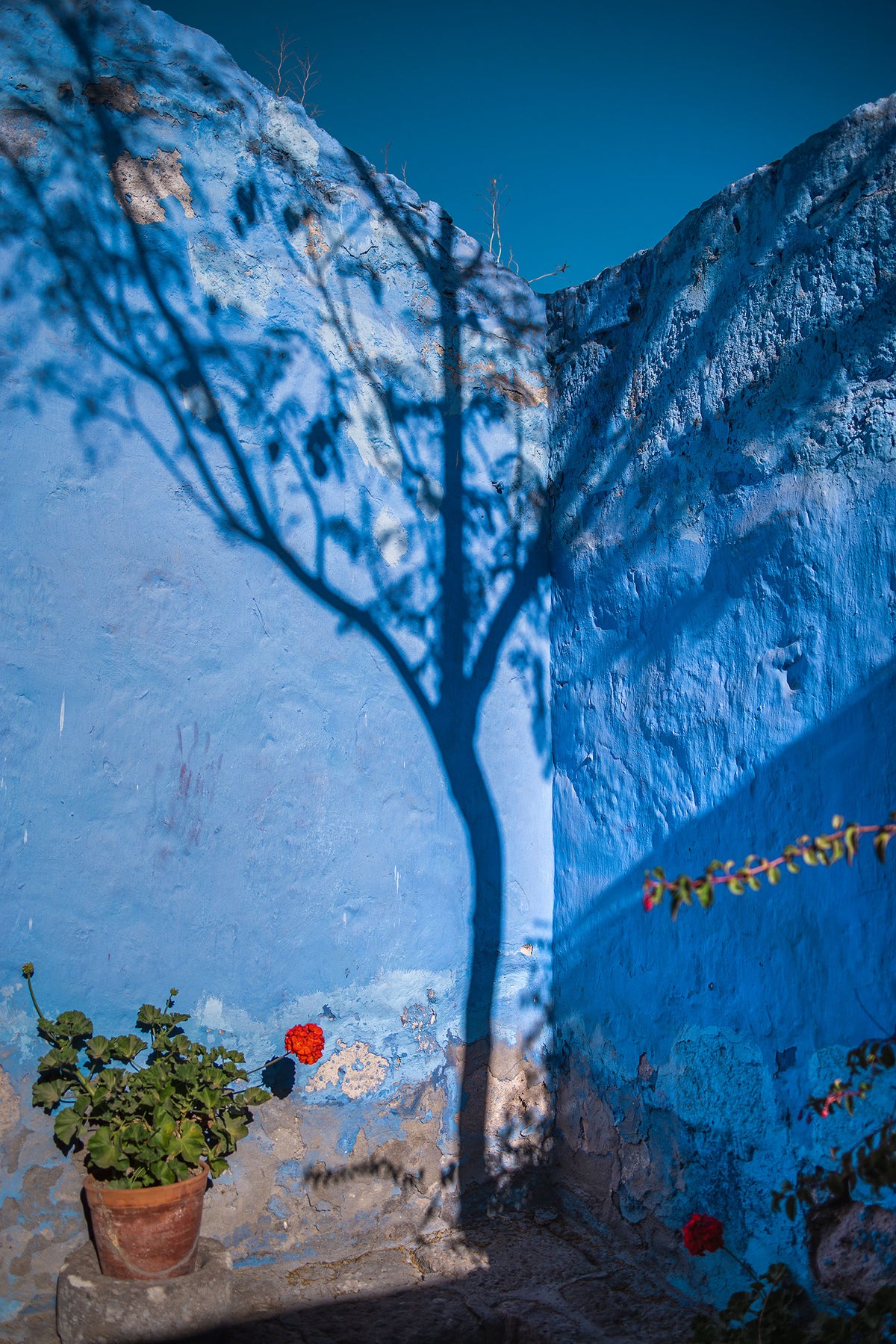 Arequipa in Blau